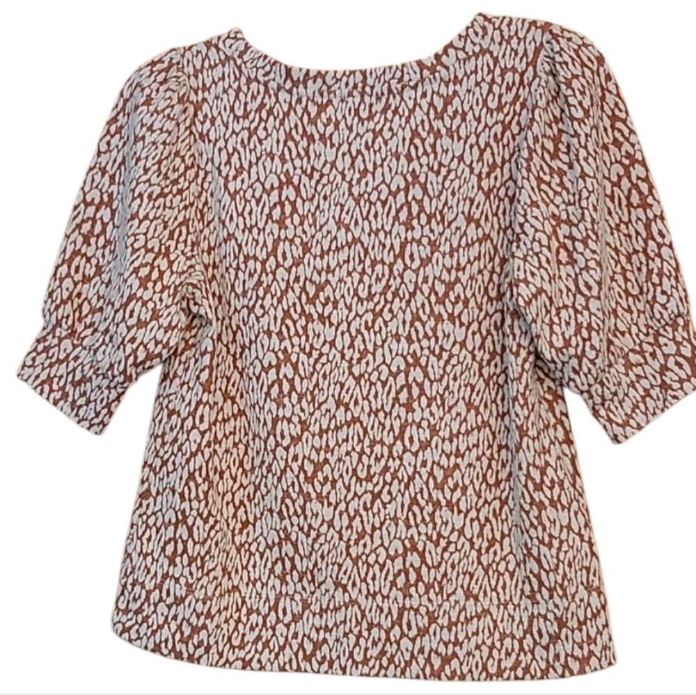 Loft Animal Print Top - Picture 6 of 6
